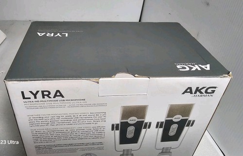 AKG Lyra C44-USB Harman Microphone Ultra HD Recording Interface/Podcast NEW - Picture 7 of 8