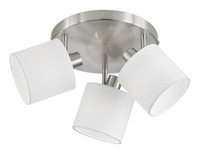 Trio Anbauleuchte 3 X 28W Tommy Agl Nickel Matt E14 IP20 Kein BetriebsgeräT ...