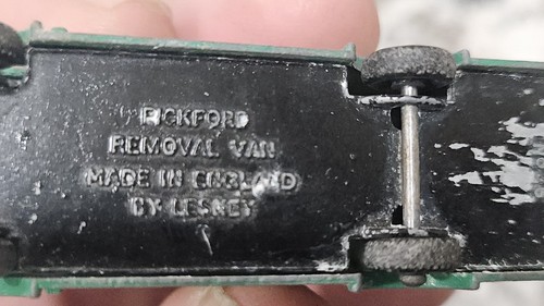 Matchbox Lesney no. 46 B - PICKFORDS REMOVAL VAN - Green 1963-1967 Vintage - Picture 6 of 6