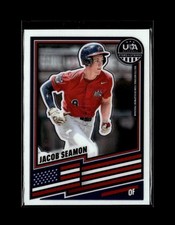 2026 Panini Stars & Stripes Prizm USA Baseball #199 Jacob Seamon QTY