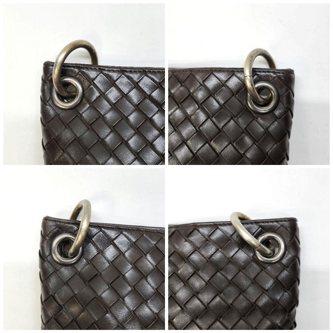 Bottega Veneta Brown Leather Crossbody Shoulder Bag Made in Italy Authentic thumbnail 6