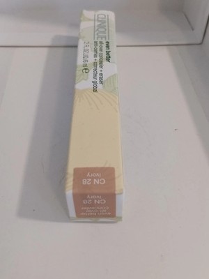 Clinique Even Better All Over Concealer + Eraser CN 28 Ivory New In Box 
