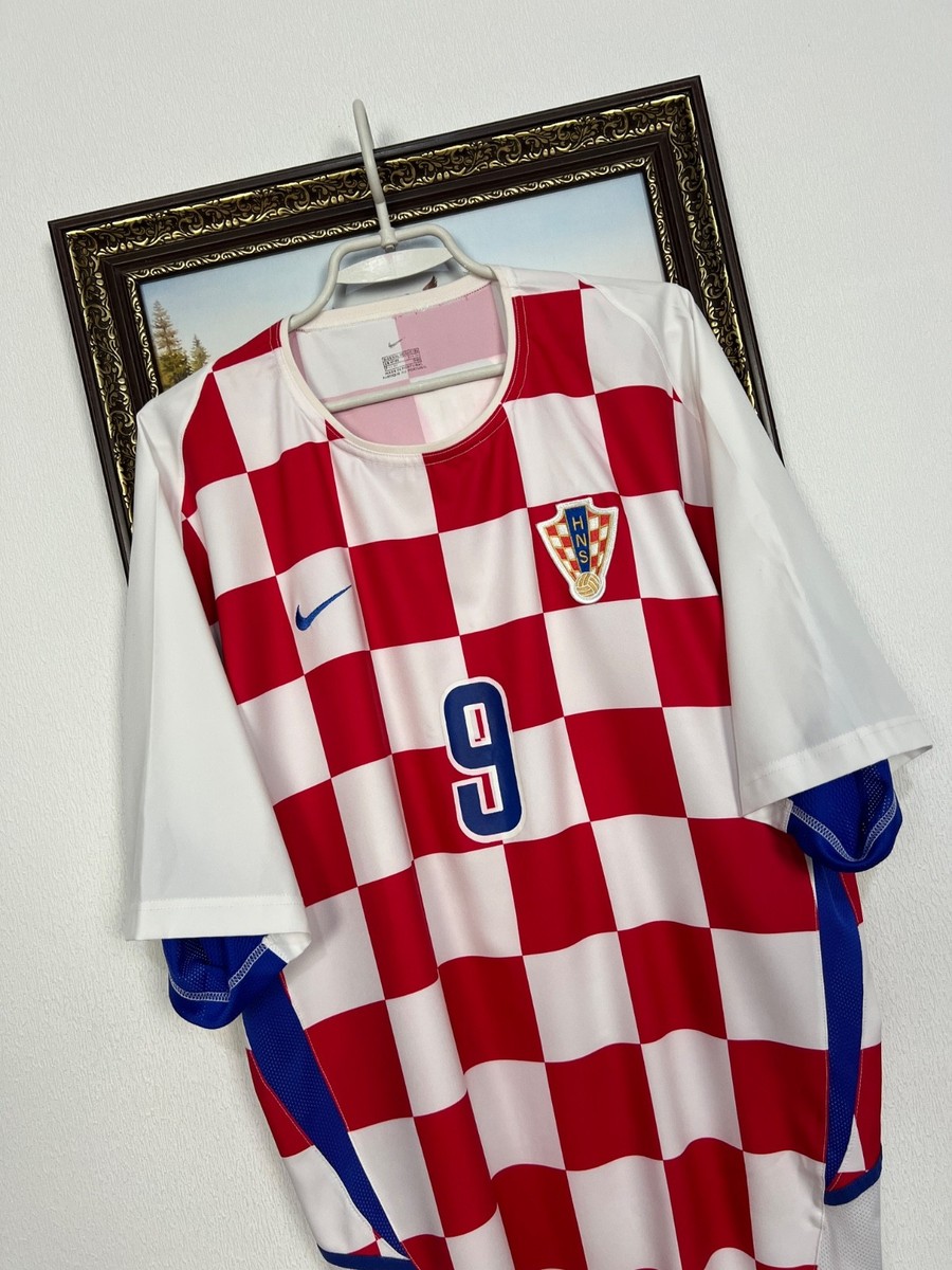 Nike クロアチア代表　2002 ユニフォーム Croatia Home football shirt 2002 Soccer Nike #9 Suker Player Issue