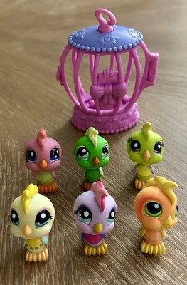 Littlest Pet Shop LPS Authentic Cockatoo Lot #120 #1219 #1369 #1386 #1452 #1459 