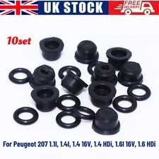 10X For Peugeot 207 1.1 1.4 Clutch Slave Master Cylinder Pipe Seal Repair Set