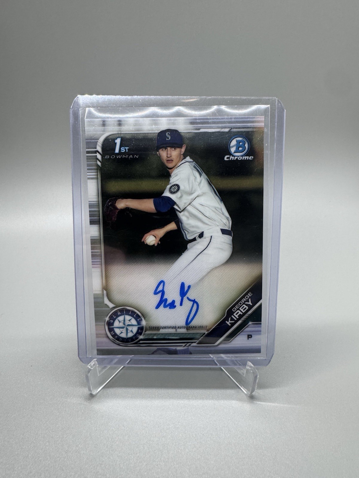 2019 Bowman Draft Chrome 1st Bowman Auto George Kirby