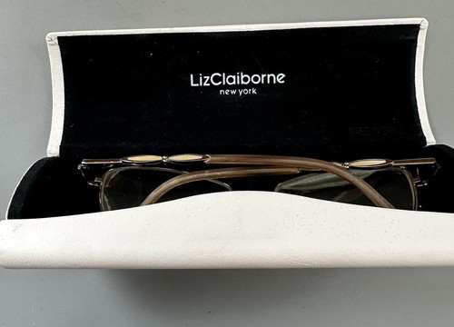 Liz Claiborne New York L304 Brille Brillengestell Damen Braun Vollrand - Bild 2 von 13