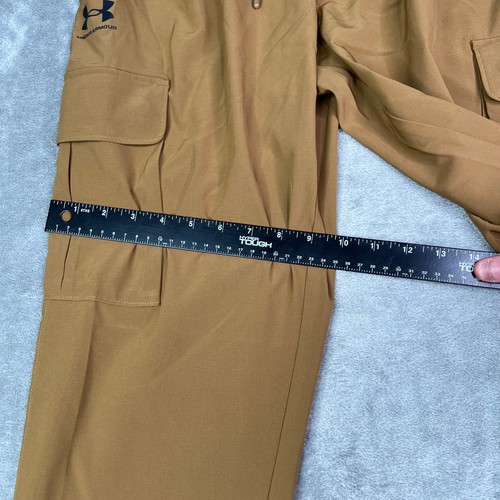 Under Armour Hose Herren Large Braun Vibe Woven Cargo Jogginghose Gummibund Freizeit - Bild 8 von 13