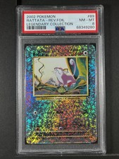 Rattata Reverse Foil #89 2002 Pokemon Legendary Collection PSA 8 250001