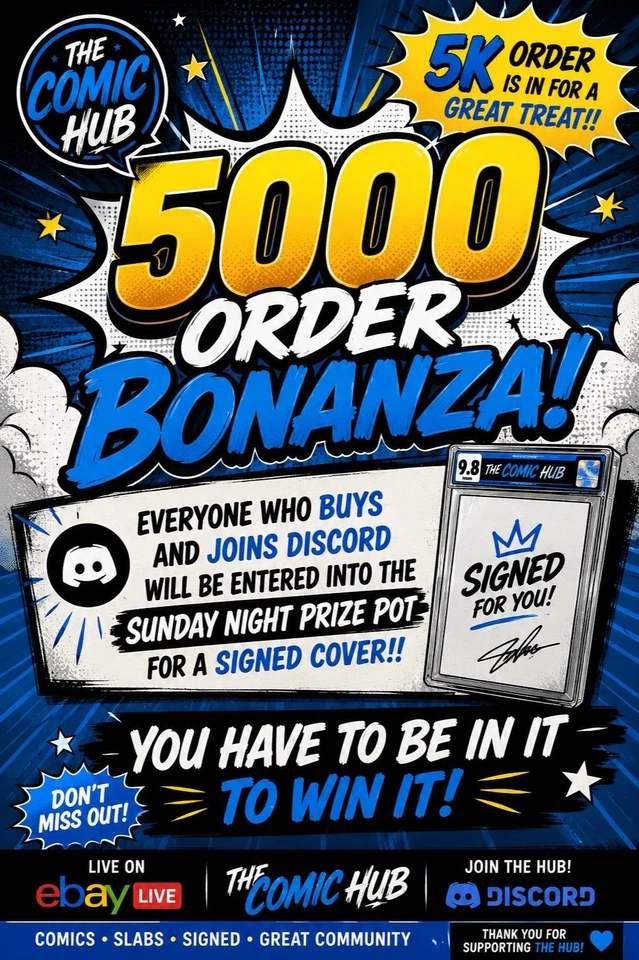5000th order bonanza will be in for a right treat!!