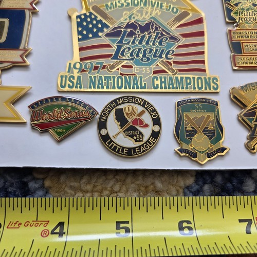 South Mission Viejo Little League Pins Set CA LLWS 1997 Champions Baseball D55 - Picture 5 of 6