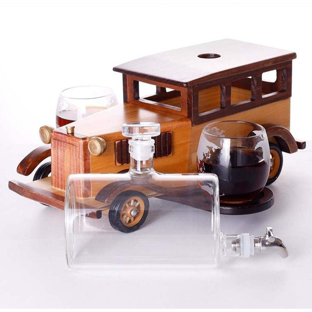 Whiskey Fancy Classic Car Decanter Set