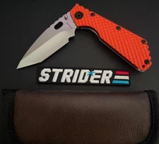 Mick Strider SMF DGG Double Gunner Grip Orange G10 / Tanto s30v Knife Set