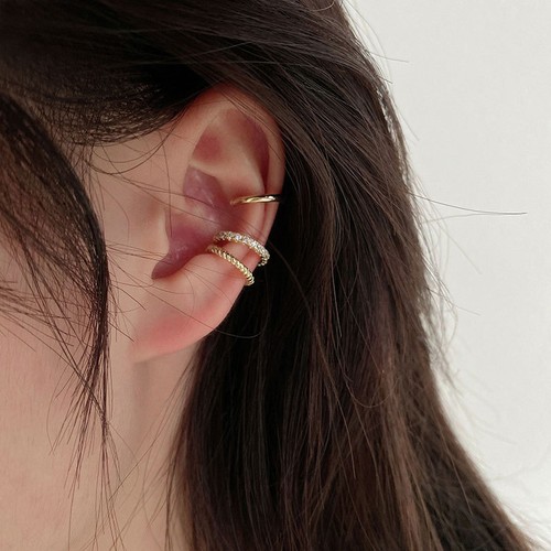 3 PIEZAS Pendientes Clip de Oreja Pendientes No Perforados Para San Valentín, Regalo de Navidad - Imagen 2 de 15