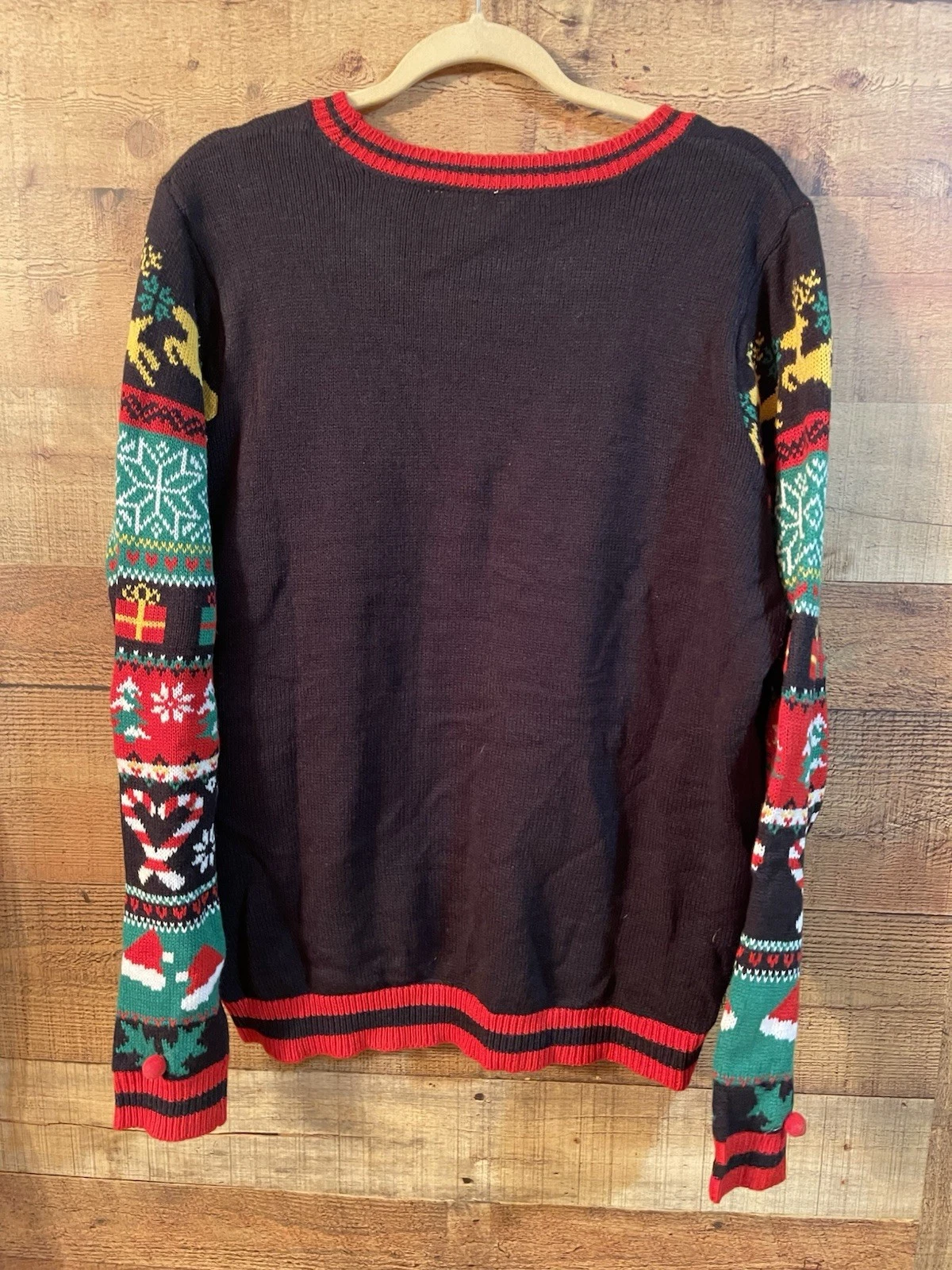 Ugly Christmas Sweater Rudolph Jingle Bells