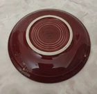 cinnabar 6 inch saucer plate homer laughlin fiestaware