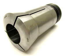 HARDINGE 1-3/16" 16C ROUND COLLET w/ INTERNAL THREADS