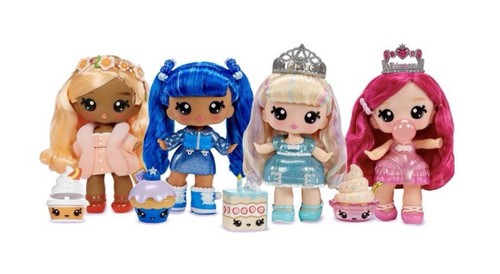 Yummiland grande bambola bambina profumata Piper Peach + lucidalabbra fai da te animale domestico nuova - Foto 4 di 4