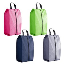 Travel Shoe Bag 4-Piece Men's and Women's Waterproof Nylon Zipper Travel Shoe...
