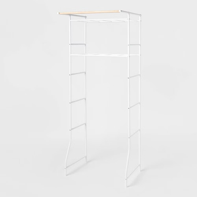 #ad #ad Over the Washer Storage Shelf Brightroom: White Steel Utility Shelves Wall $27.99