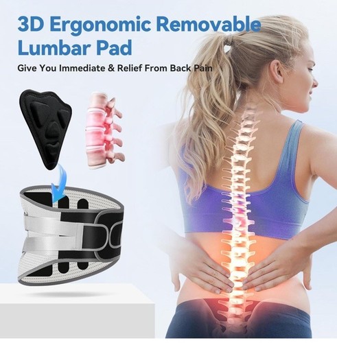 2024 Upgrade Rückenbandage für Rückenschmerzen Damen/Herren, Rückenbandage Unterstützung Neu Q5 - Bild 2 von 7