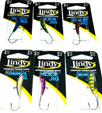 Lindy Tackle 1/4 Slick Ice Jigs (Lot of 6-SJ14-03)