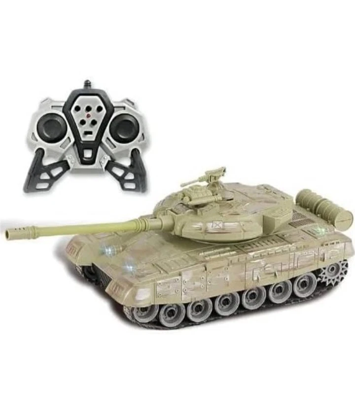 Tank Battle Toy, Military Tank Model with RC Controller, Desert Camouflage - Image 4 of 4