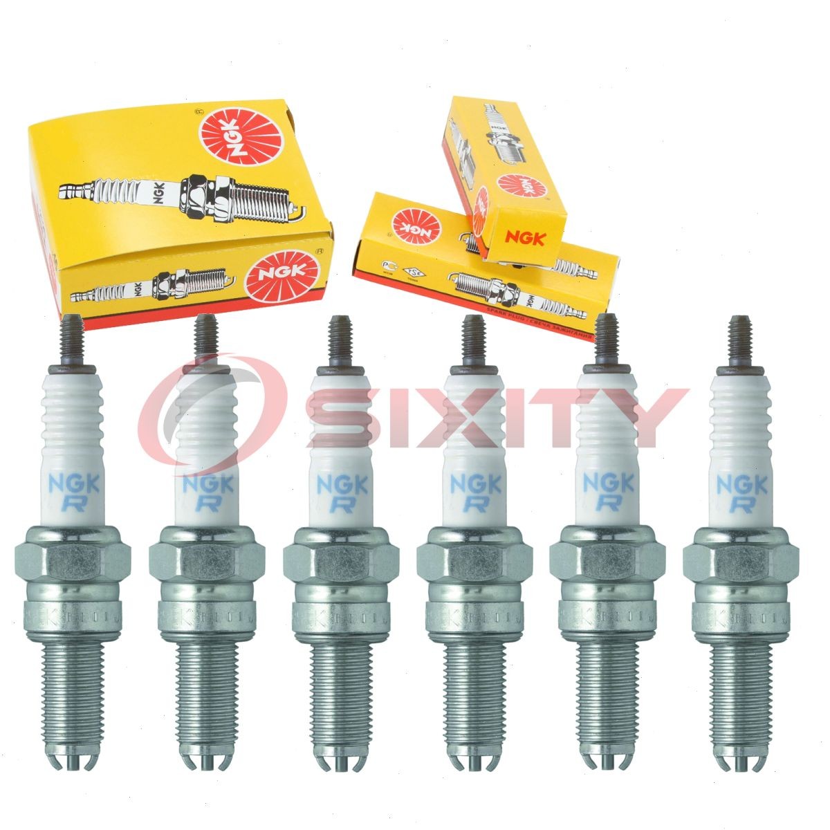 6 pc NGK 1493 CR9EK BLYB Standard Spark Plugs for U27ETR RG92DC G57C E3.38 fr