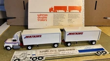 WATKINS  TRUCKING  TRACTOR & DOUBLES TRAILERS WINROSS TRUCK