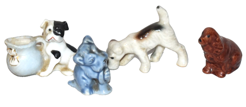 Lot Of 25 Vintage 1950's-1960's Porcelain Dog Figurines Made In Japan - Picture 5 of 6