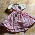 Vintage Barbie: Skipper #1913 ME 'N MY DOLL Pink & White Gingham Dress -VGC