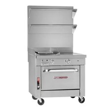 Southbend P32A-GC Platinum 32" Heavy Duty Charbroiler / Mnaual Griddle Range