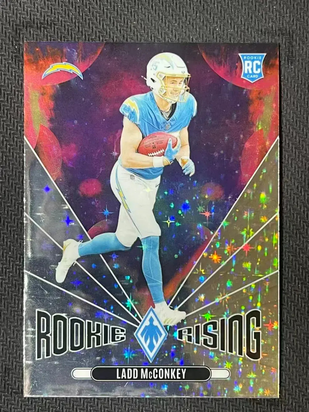 Ladd McConkey 2024 Panini Phoenix Rookie Rising Star #RR-LMY Chargers RC JP