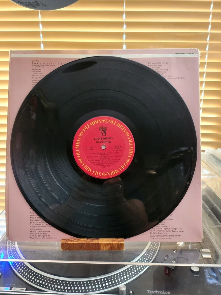 Eddie Money, No Control, 1982 1st Columbia Stereo, FC-37960, EX/EX - Image 4 of 4