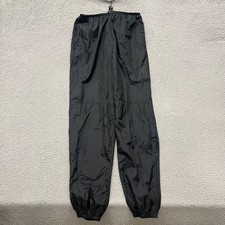 Vtg Nike Windbreaker Pants Mens XL Black Lightweight Unlined White Tag 80's 90's