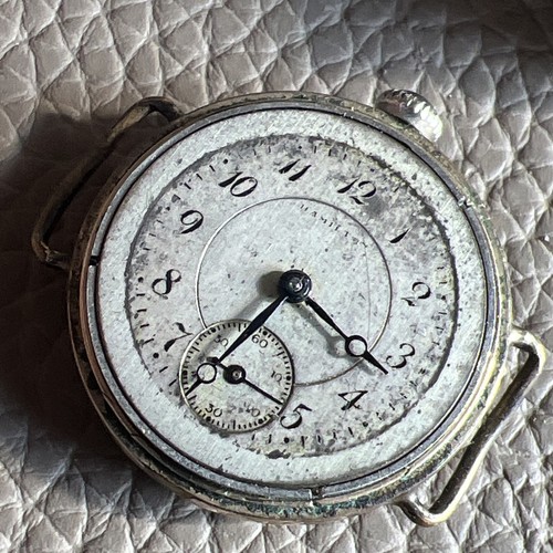 Vintage Hamilton 17J 986 25 Year GF Case Trench Watch With Papers Box For Repair - Picture 18 of 24