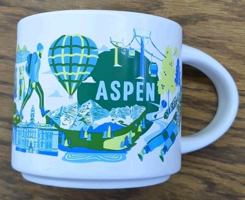 Starbucks ASPEN Discovery Series Mug 14oz Coffee Tea Rare Mint - Picture 6 of 6