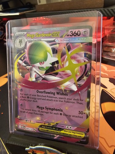 Pokemon Mega Gardevoir ex (60/189) Mega Evolution Holo NM fresh out of pack - Picture 4 of 8