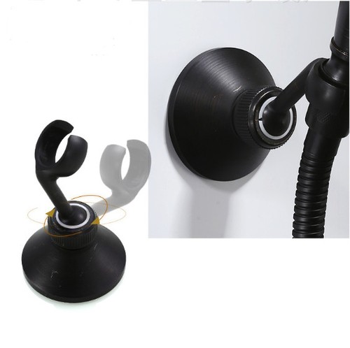Juego de Grifo de Ducha Negro Baño Ducha de Mano Bañera Mezclador Grifo Montado en la Pared @ - Imagen 10 de 23