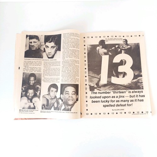 BOXING ILLUSTRATED MAGAZINE ROBERTO DURAN-MICHAEL SPINKS NOVEMBER 1981 - Picture 7 of 11