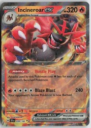 Incineroar ex 034/162 Temporal Forces Double Rare