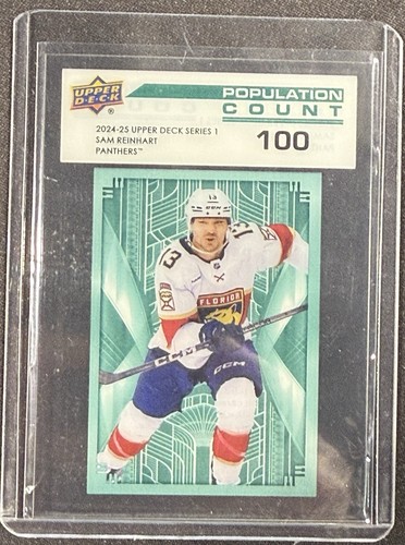 2024-25 Upper Deck Series 1 Population Count 100 Sam Reinhart Florida Panthers