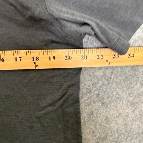 Camisa David August Algodón Mercerizado Para Hombre Grande Crew Gris Hecha en Italia Camiseta - Imagen 8 de 12