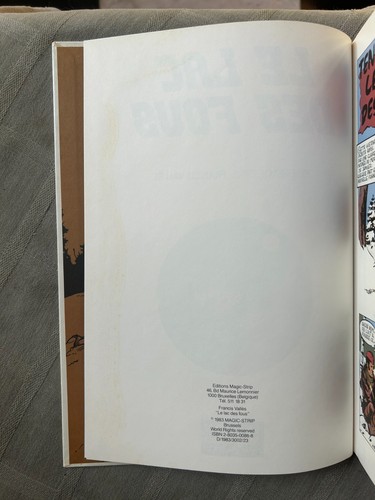 FRANCIS VALLÈS SIMON FRANCOEUR TOME 1 LE LAC DES FOUS EO EN EXCELLENT ÉTAT - Imagen 2 de 7