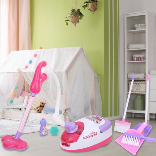 Kids Toy Electric Vacuum Cleaner Cleaning Tool Playset Pretend Play Zz1 - Picture 10 of 11