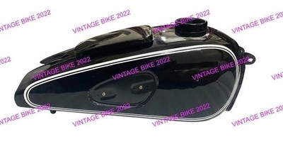 BMW R71 Black Painted Gas Fuel Petrol Tank With Knee Pad Plates/FIT FOR