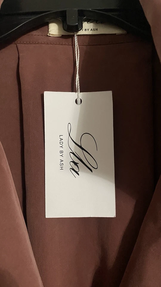 Gabardina para mujer Lady by Ash con cinturón talla S Foto 3 de 4