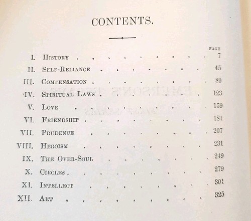 Sir John Lubbock's Hundred Books: Essays, Ralph Waldo Emerson, c. 1893 Routledge - Picture 7 of 14