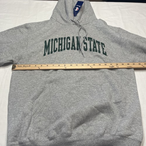 Champion Herren Pullover Grau/Grün Michigan State Apparel Hoodie Gr. Medium - Bild 6 von 7