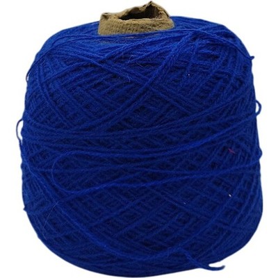 Vintage 1980s Royal Blue Yarn Spool Cone Knitting Crochet Weaving Craft